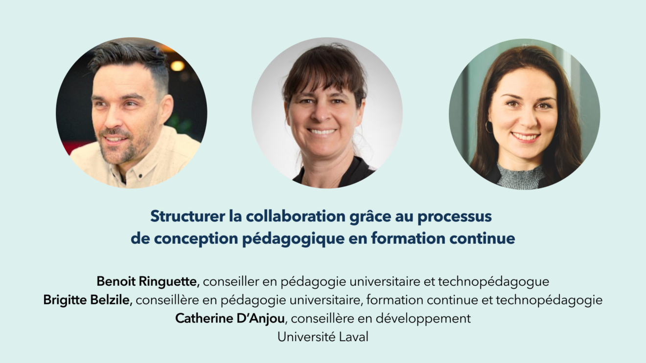 Structurer La Collaboration Grâce Au Processus De Conception Pédagogique En Formation Continue 9057