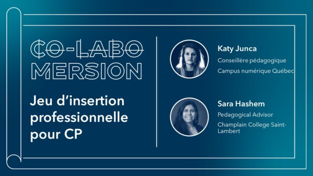 Co-labo-mersion: Un jeu de cartes pour faciliter l’insertion professionnelle des conseillers pédagogiques