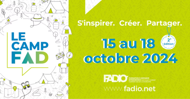 Camp FAD: une occasion pour les CP de briller!